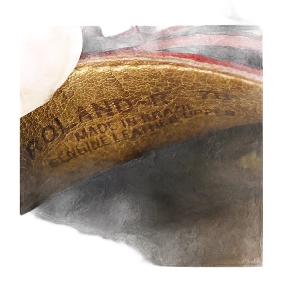 Genuine Leather Loafer Comfort Divided Sole Burgundy, size 7 like new Classic - Picture 4 of 5